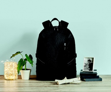 Logotrade promotional giveaway image of: Polyester laptop backpack