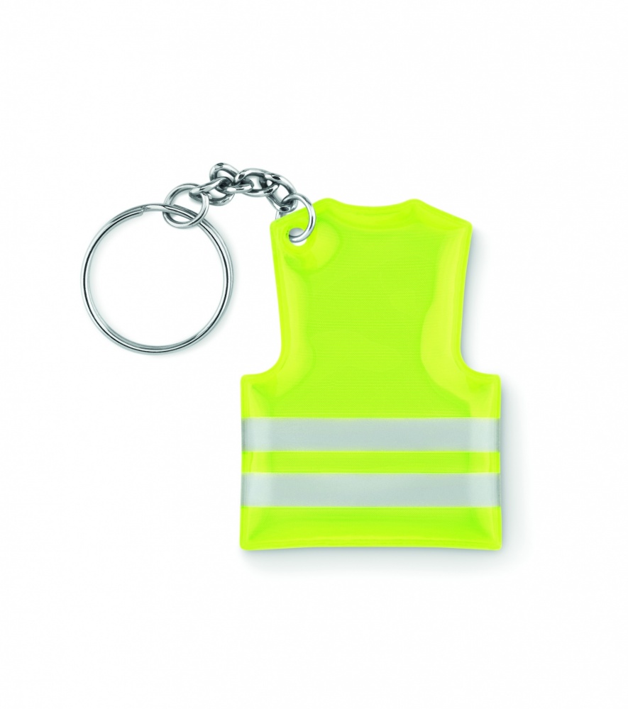 Logotrade advertising product picture of: Key ring with reflecting vest