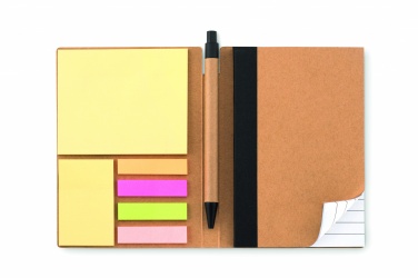 Logotrade advertising product image of: Notebook w/pen & memo pad