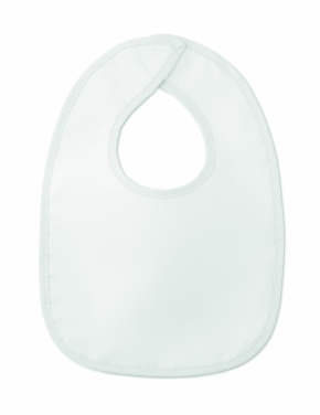 Logo trade promotional items image of: Baby bib in cotton