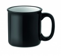 Ceramic vintage mug 240 ml, Black