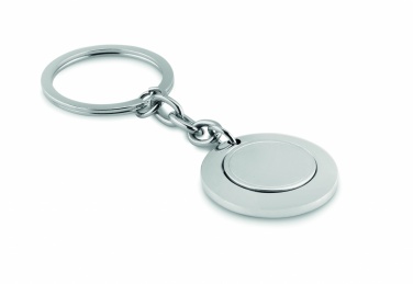 Logotrade promotional giveaway image of: Key ring with token Cēsis