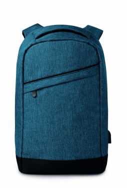 Logo trade promotional gift photo of: 2 tone backpack incl USB plug