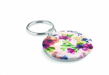 Logo trade promotional gift photo of: Small pin button key ring Tukums