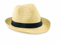 Paper straw hat, Black