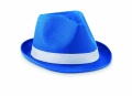 Coloured polyester hat, Royal Blue