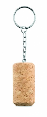 Logo trade promotional giveaway photo of: Wine cork key ring Sigulda