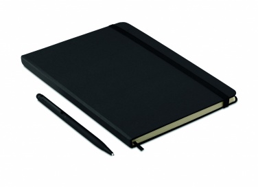 Logo trade promotional merchandise photo of: A5 notebook w/stylus 72 lined