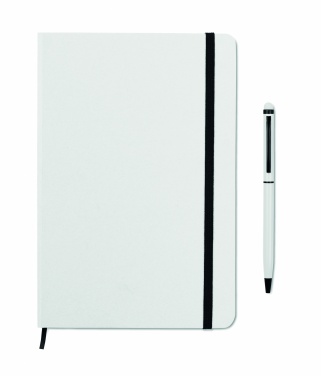 Logotrade promotional merchandise picture of: A5 notebook w/stylus 72 lined