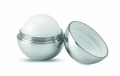 Round lip balm UV finish, Shiny Silver