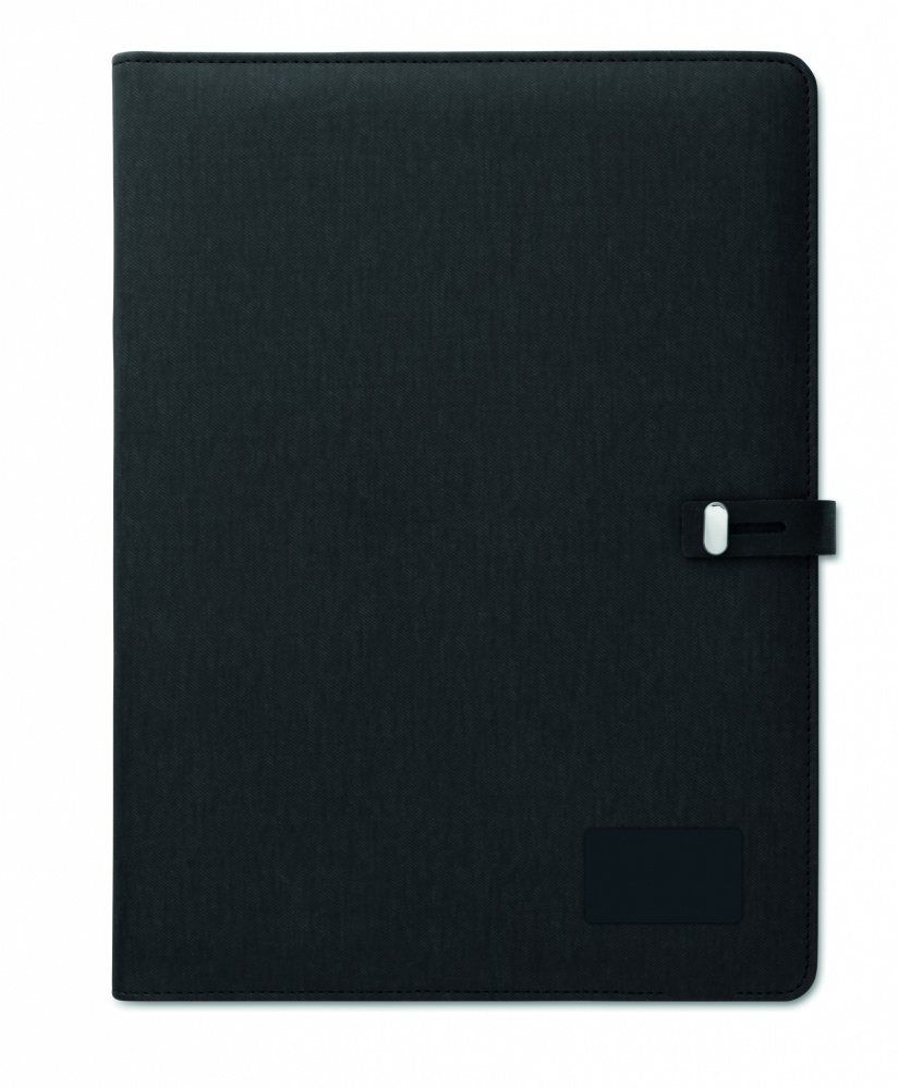 Logo trade promotional gift photo of: A4 folder w/wireless charger5W