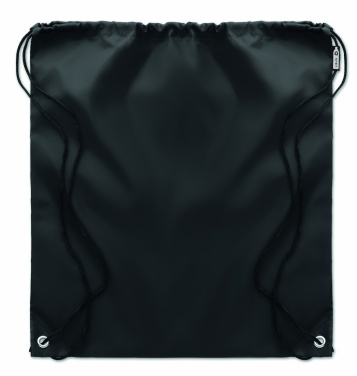 Logo trade promotional items image of: 190T RPET drawstring bag