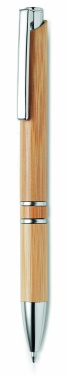 Logo trade promotional items image of: Bamboo automatic ball pen