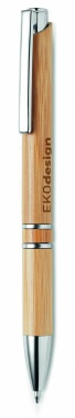 Logo trade promotional product photo of: Bamboo automatic ball pen