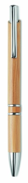 Logo trade promotional merchandise image of: Bamboo automatic ball pen