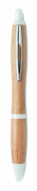 Logotrade promotional gift image of: Ball pen in ABS and bamboo