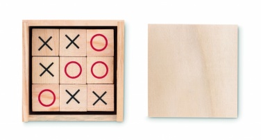 Logotrade promotional giveaway picture of: Wooden tic tac toe