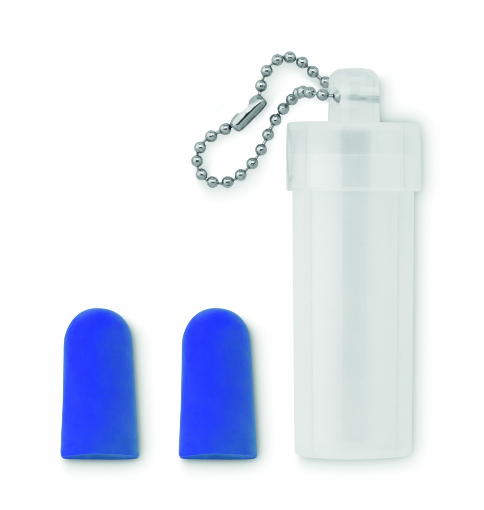 Logo trade advertising products image of: Earplug set in plastic tube