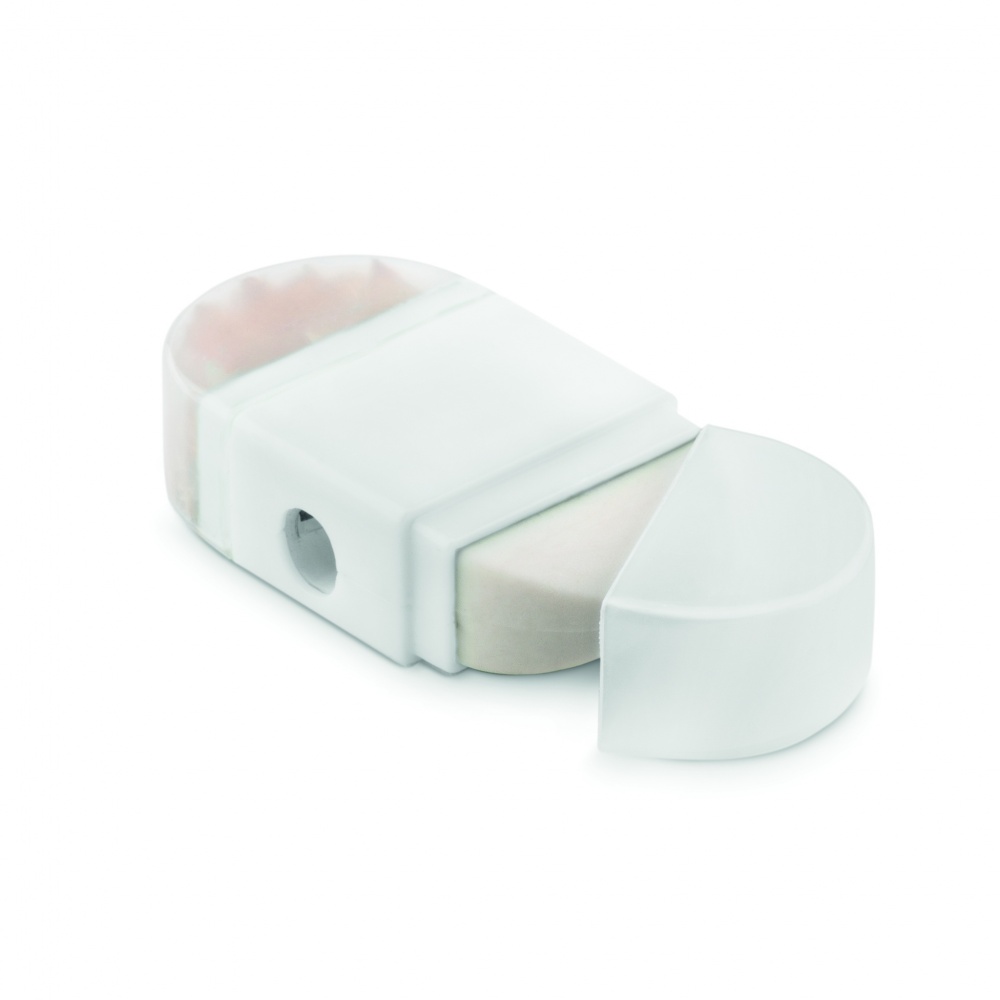 Logo trade corporate gift photo of: Sharpener and eraser