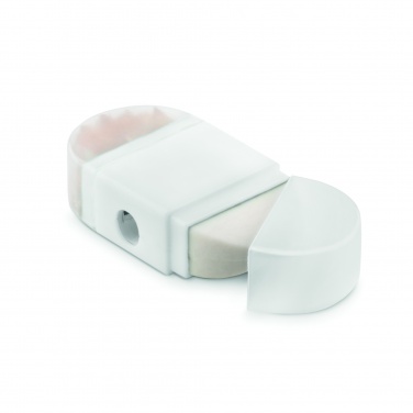 Logo trade promotional gifts picture of: Sharpener and eraser