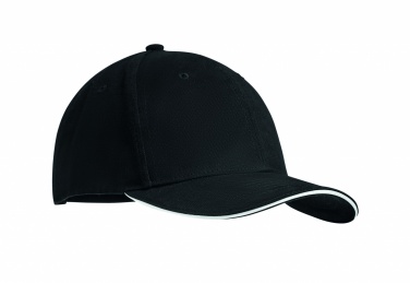 Logo trade promotional giveaways picture of: Brushed heavy cotton 6 panel Ba