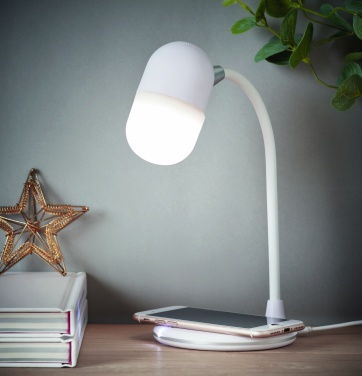 Logo trade promotional products picture of: Wireless charging lamp speaker