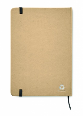 Logo trade promotional merchandise photo of: A5 recycled notebook 80 lined