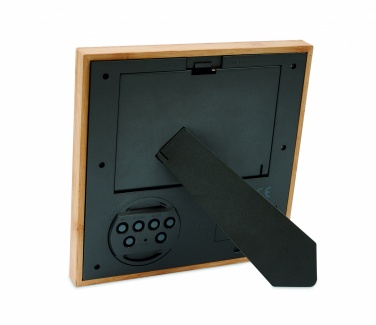 Logo trade corporate gift photo of: Photo frame with weather statio