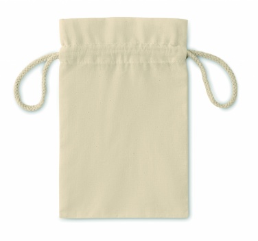 Logo trade promotional giveaways picture of: Small Cotton draw cord bag