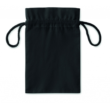 Logo trade promotional merchandise photo of: Small Cotton draw cord bag