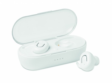 Logo trade advertising product photo of: TWS earbuds with charging box