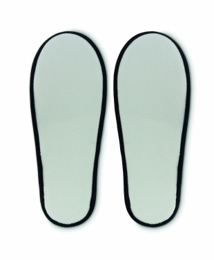 Logo trade promotional items image of: Pair of slippers in pouch