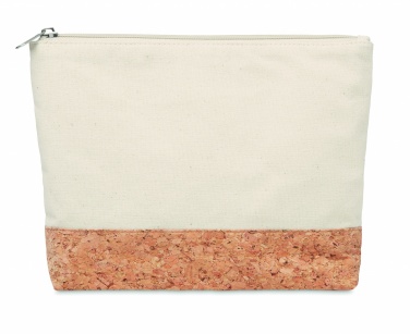 Logotrade promotional product picture of: Cork & cotton cosmetic bag