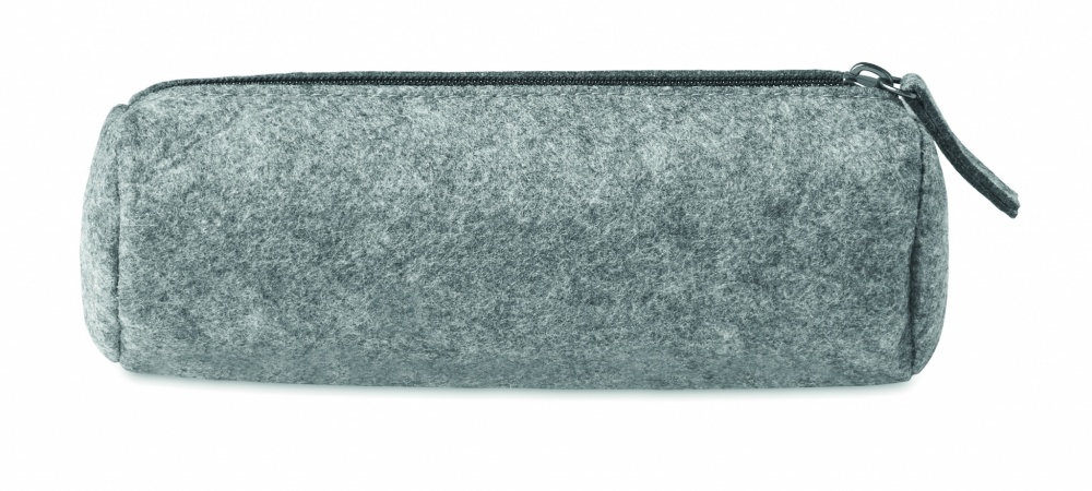 Logo trade promotional giveaway photo of: Felt zippered pencil case