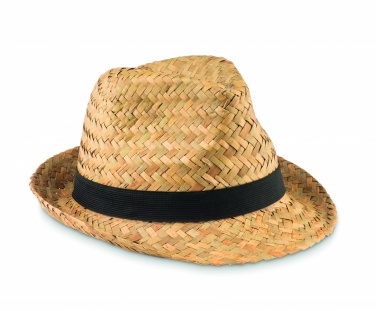 Logo trade advertising products image of: Natural straw hat