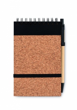 Logotrade promotional merchandise picture of: A6 Cork notepad with pen