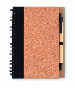 Logotrade promotional merchandise picture of: Cork notebook with pen