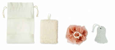 Logotrade business gift image of: Bath set in cotton pouch