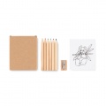 Colouring set, Beige