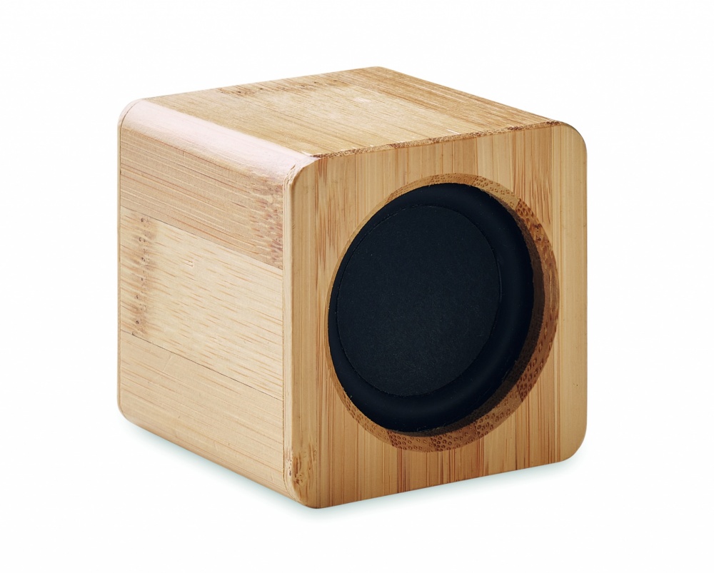 Logotrade promotional item picture of: Bamboo wireless speaker