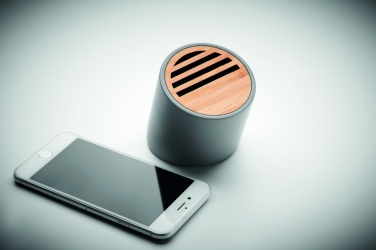 Logo trade promotional merchandise photo of: Wireless speaker limestone