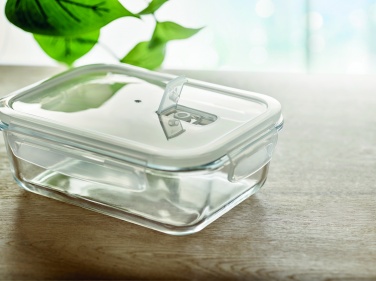 Logotrade promotional gift picture of: Glass lunchbox & PP lid 900ml