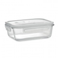 Glass lunchbox & PP lid 900ml, Transparent