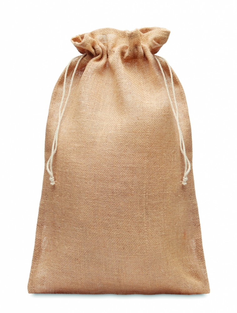 Logotrade promotional gift picture of: Large jute gift bag 30x47 cm