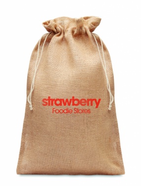 Logotrade promotional giveaways photo of: Large jute gift bag 30x47 cm