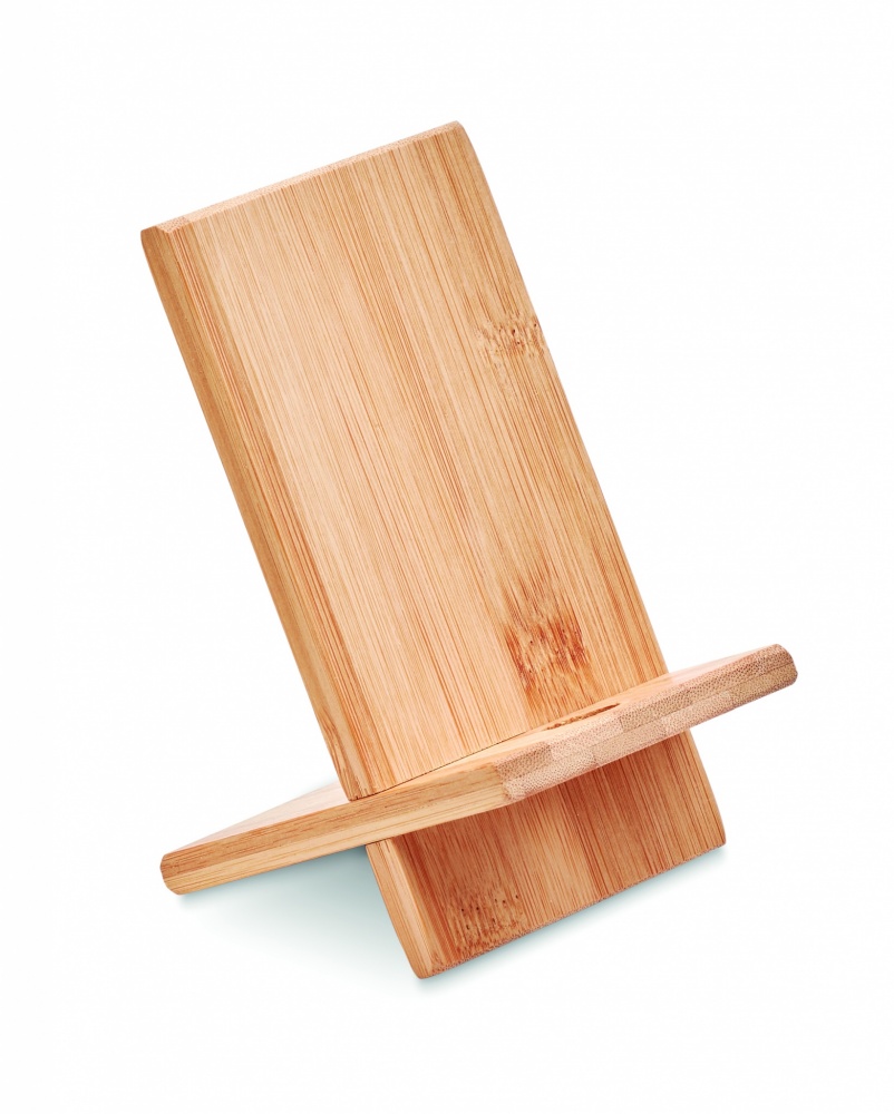 Logotrade business gift image of: Bamboo phone stand/ holder WHIPPY