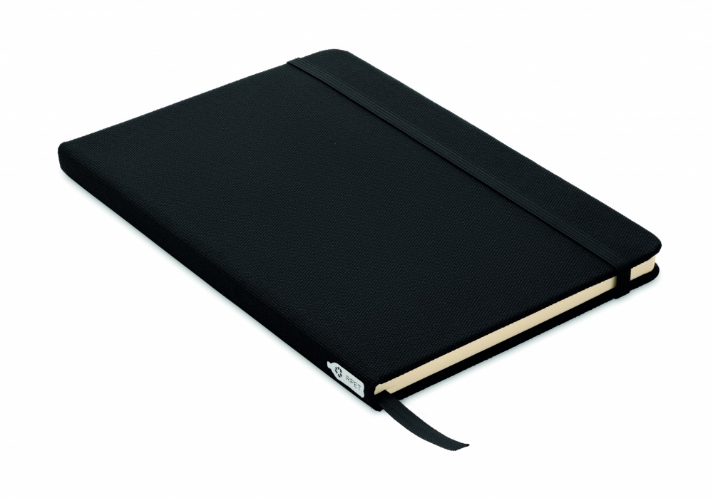 Logo trade promotional merchandise image of: A5 RPET notebook 80 lined