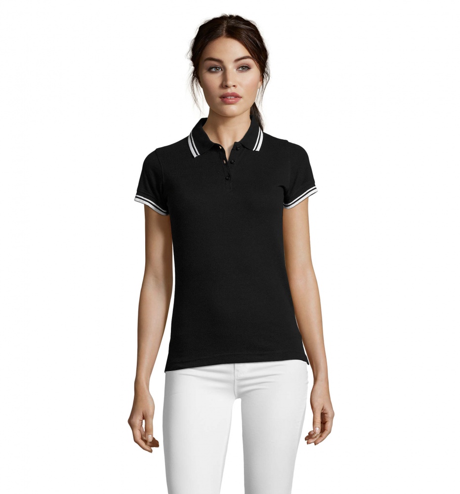 Logo trade promotional products image of: PASADENA women polo 200g