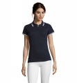 PASADENA women polo 200g, French Navy/white