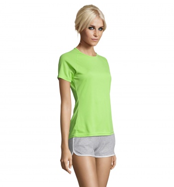 Logo trade promotional giveaway photo of: SPORTY WOMEN T-SHIRT POLYES